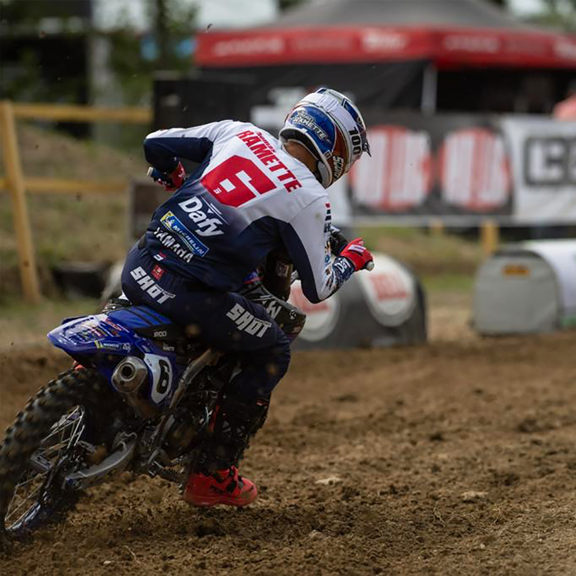 Thomas Ramette - Podium de Thomas Ramette lors de la reprise du supercross en France  2021