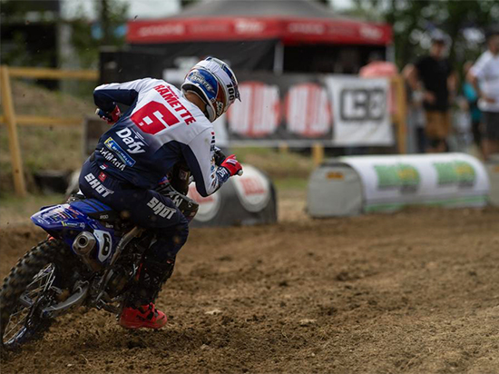 Thomas Ramette - Podium de Thomas Ramette lors de la reprise du supercross en France 2021