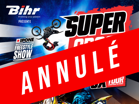 Annulation du Supercross de l'Yonne suite Coronavirus