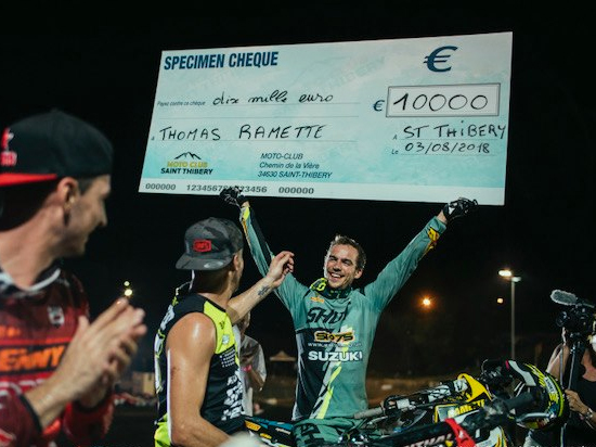 Thomas Ramette Victoire à la SX Cup de St Thibery 2018