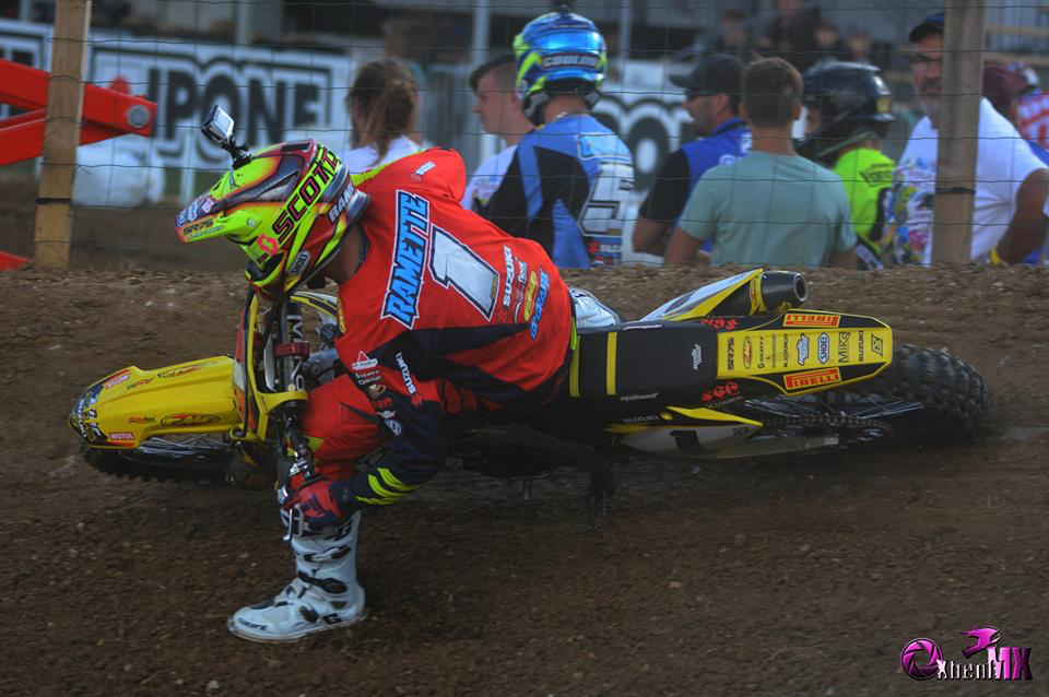 Thomas Ramette -  podium au Supercross de l'Yonne 2017