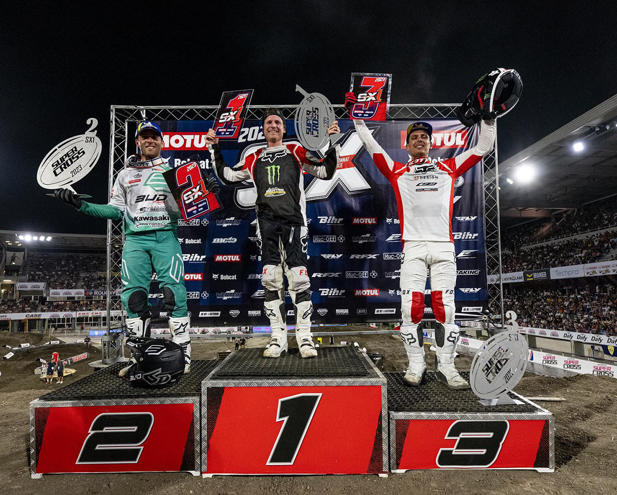 SX TOUR - CLassement provisoire SX1 après le SX de clermont