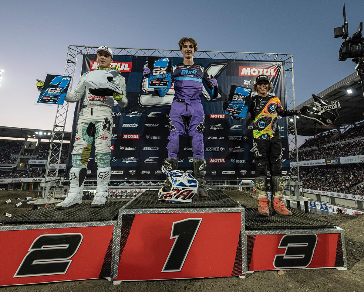 SX TOUR - CLassement provisoire SX ACADEMEY après le SX de clermont