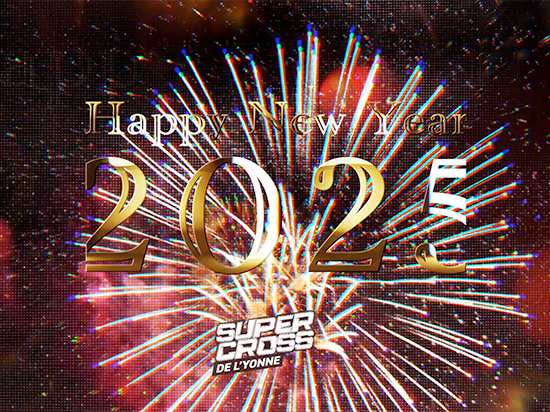 Le Supercross de l'Yonne et le moto Club Brienon vous souhaitent une bonne année 2025