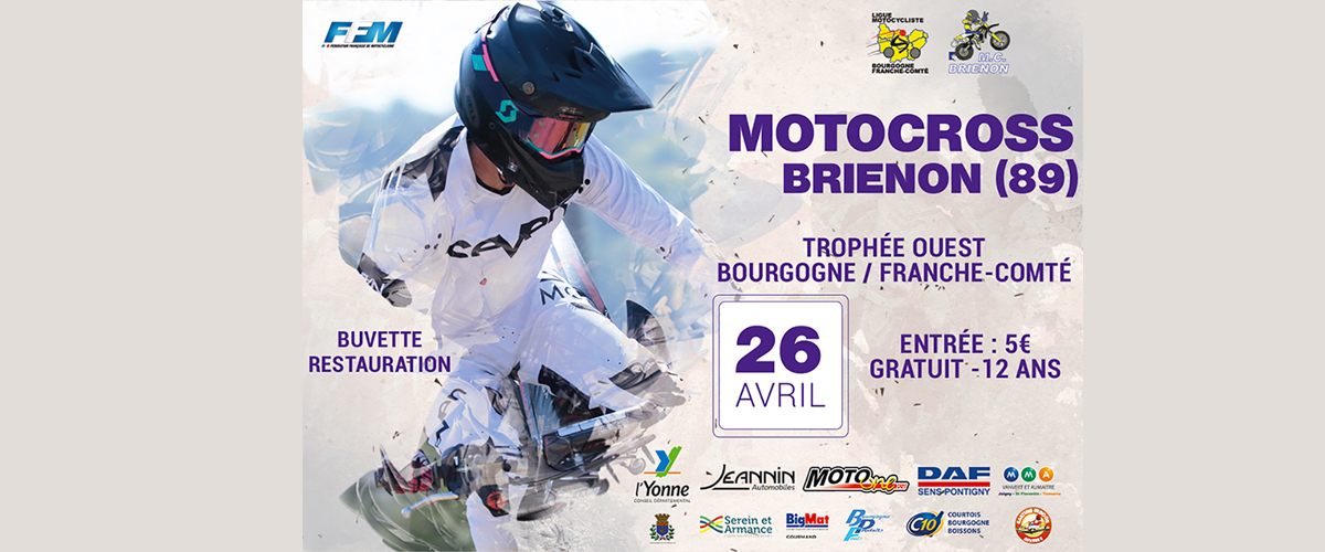 Annulation du Motocross du 26 Avril 2020 Trophée BFC Ouest suite pandemie coronavirus