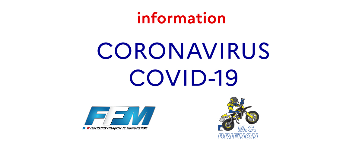 COVID19 - Annulation des épreuves motocyclistes et fermeture du terrain des morillons