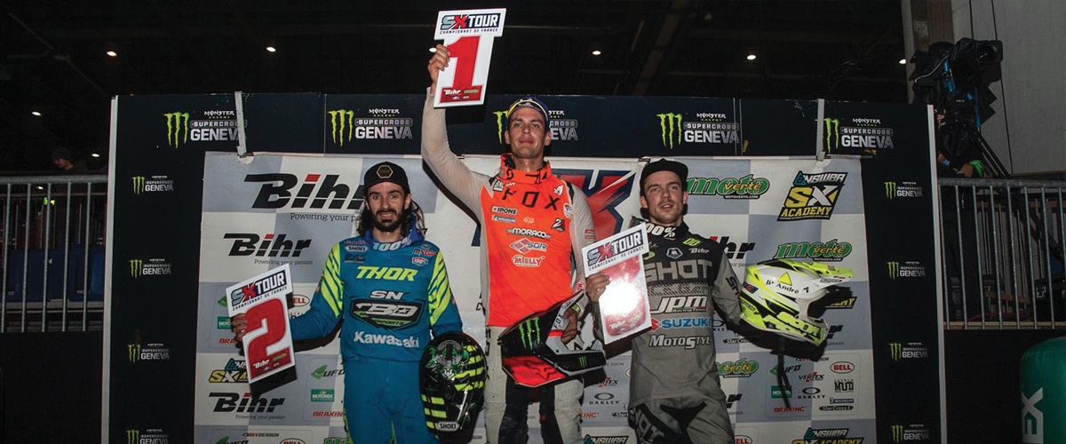 Thomas Ramette - Nouveau podium SX Tour lors du Supercross de Genève 2019