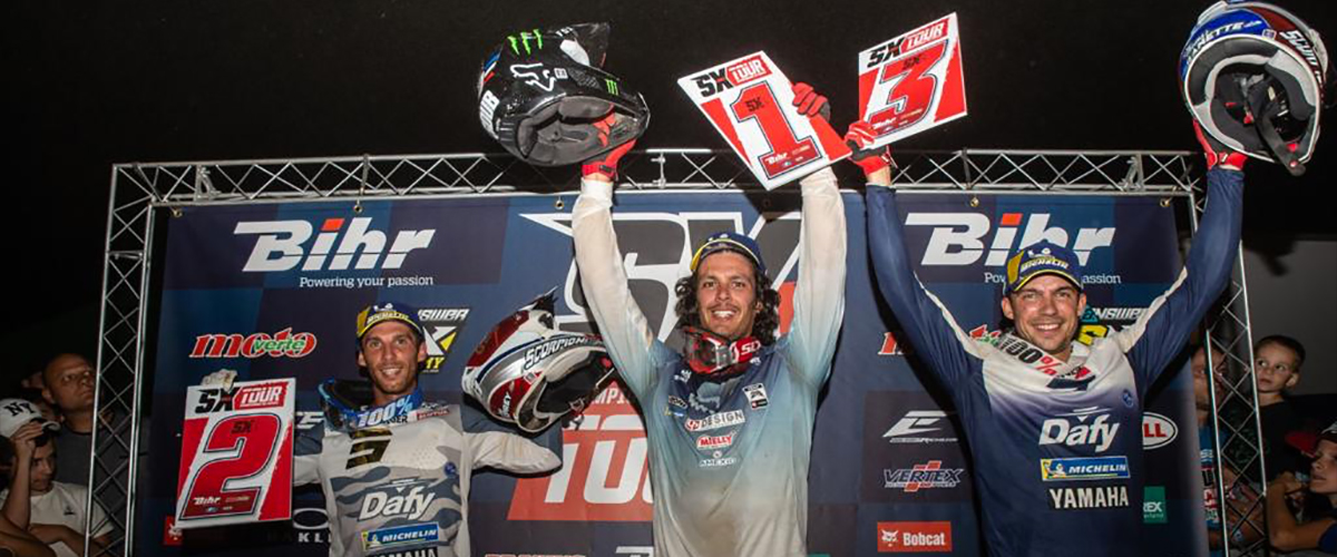 Thomas Ramette - Podium de Thomas Ramette lors de la reprise du supercross en France 2021